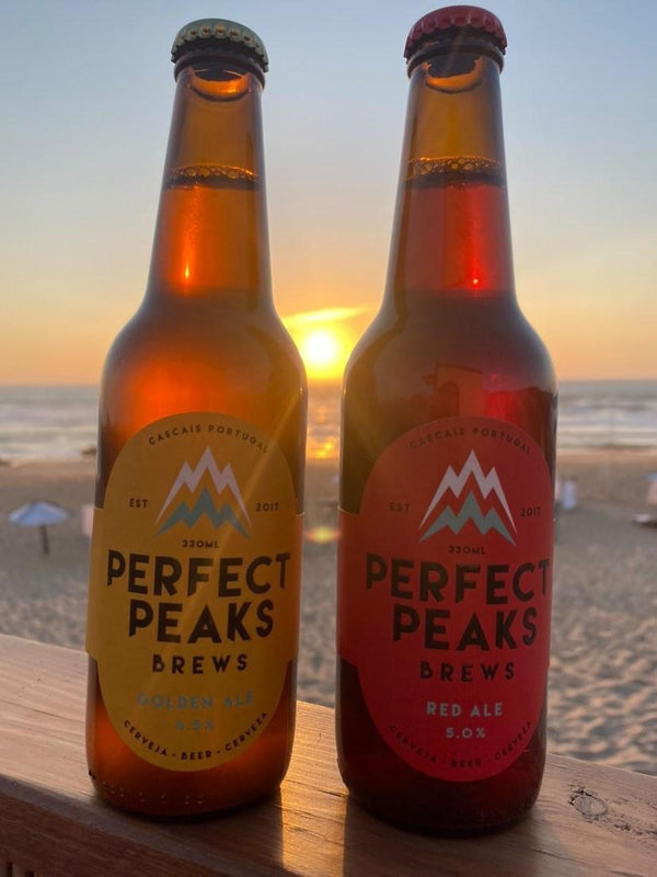 Sunset Red Ale and Golden Ale Bottle Cresmina Sunset