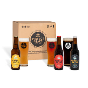 Spring Variety Box of 12 330ml 4 Golden Ale 4 Red Ale 4 Black Ale | Perfect Peaks Brews - Cascais Artisanal Beer