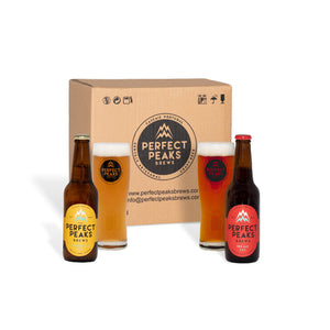 Autum Variety Box of 12 330ml 6 Golden Ale 6 Red Ale | Perfect Peaks Brews - Cascais Artisanal Beer