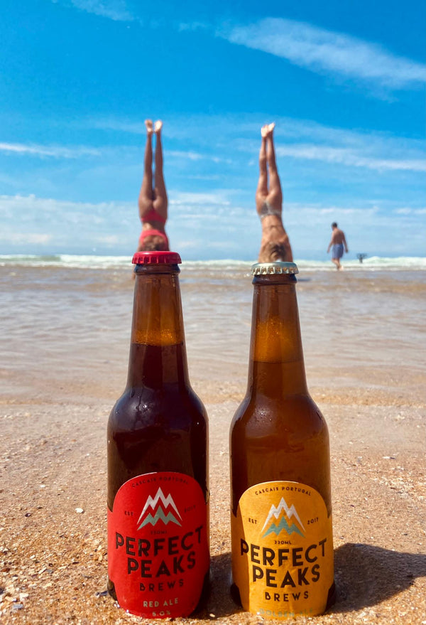 Autum Variety Box of 12 330ml 6 Golden Ale 6 Red Ale | Perfect Peaks Brews - Cascais Artisanal Beer