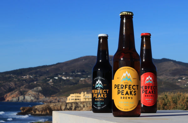 Spring Variety Box of 12 330ml 4 Golden Ale 4 Red Ale 4 Black Ale | Perfect Peaks Brews - Cascais Artisanal Beer